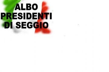 Aggiornamento dell’albo delle persone idonee all’ufficio di presidente di seggio elettorale